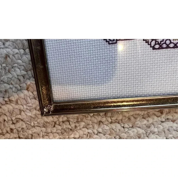 The Three Wisemen Hand Crossed Stitched Quilted Picture In Frame Art Wall Decor - Picture 7 of 9